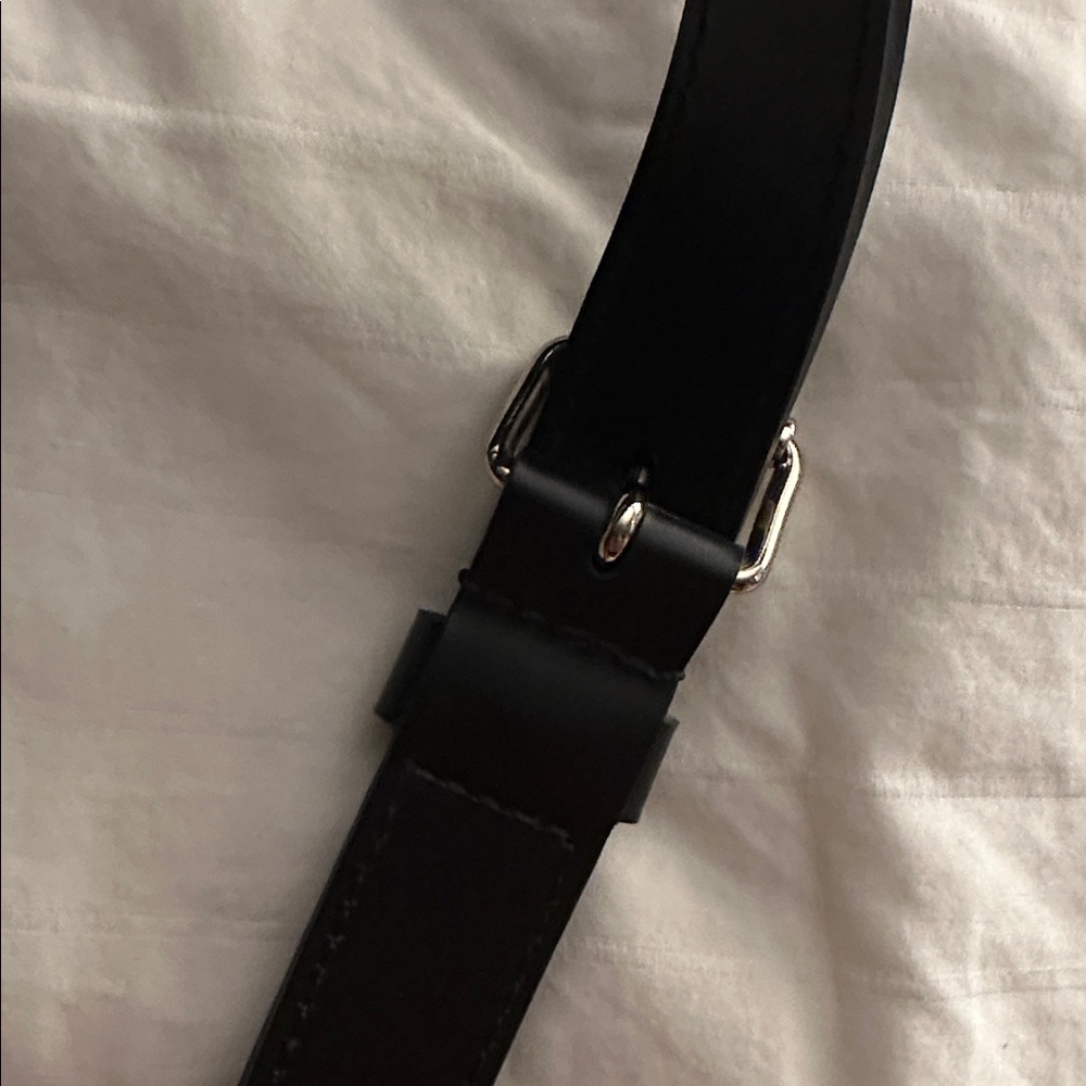 Louis Vuitton Black Strap with Silver Hardware - Picture 9 of 9